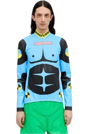 WALTER VAN BEIRENDONCK Hombre, Camisetas, Azul, Talla: S