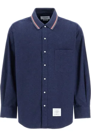 Thom Browne Hombre, Camisas, Azul, Talla: L