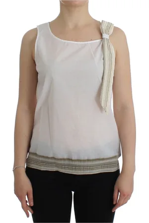 ERMANNO SCERVINO Mujer, Camisetas, Blanco, Talla: L