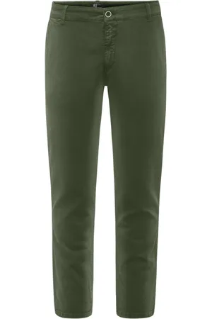 Bomboogie Hombre, Pantalones, Verde, Talla: W40