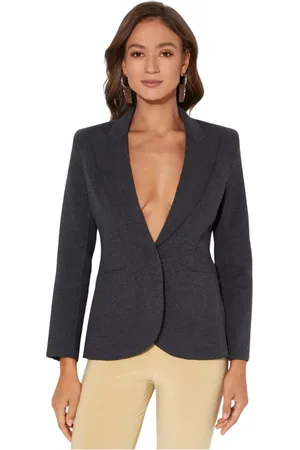 Norma Kamali Mujer, Chaquetas, Gris, Talla: S