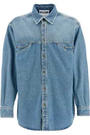Moschino Hombre, Camisas, Azul, Talla: 2XL