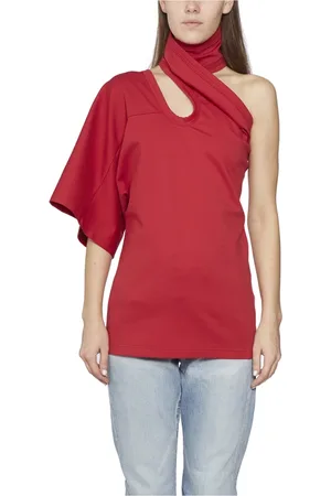 AMBUSH Mujer, Blusas y Camisas, Rojo, Talla: S