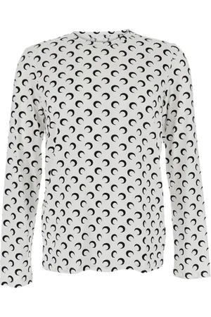 Marine Serre Hombre, Camisetas, Blanco, Talla: M