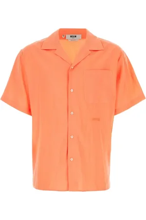 Msgm Hombre, Camisas, Naranja, Talla: L