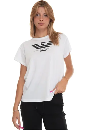 Emporio Armani Mujer, Camisetas, Blanco, Talla: L