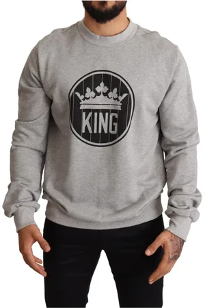 Dolce & Gabbana Hombre, Sudaderas, Gris, Talla: S