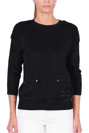 Elisabetta Franchi Mujer, Camisetas, Negro, Talla: M