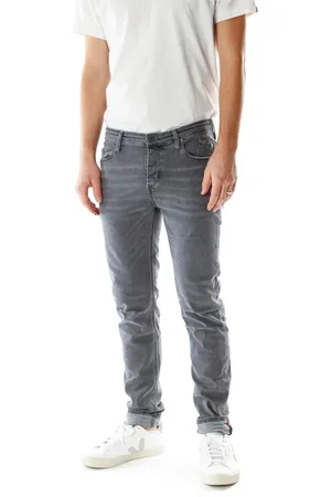 BLUE DE GENES Hombre, Vaqueros, Gris, Talla: W36 L34