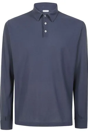 ZANONE Hombre, Camisetas, Azul, Talla: L