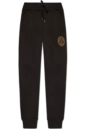 VERSACE Hombre, Pantalones, Negro, Talla: L