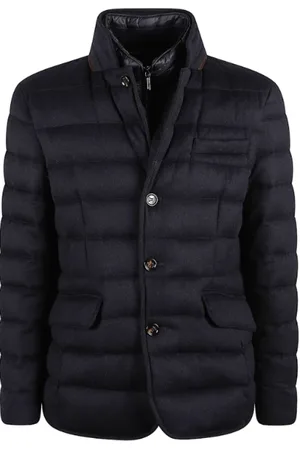 MOORER Hombre, Chaquetas, Azul, Talla: L