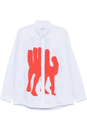 HENRIK VIBSKOV Hombre, Camisas, Blanco, Talla: M