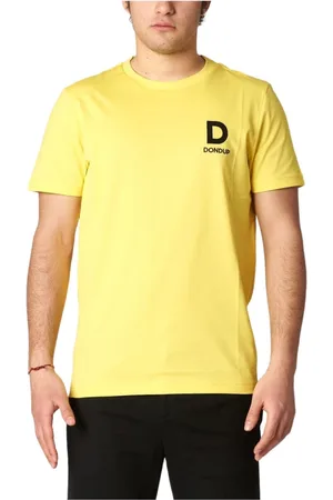 Dondup Hombre, Camisetas, Amarillo, Talla: S