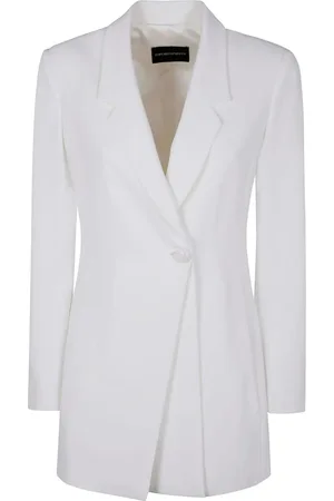 Emporio Armani Mujer, Chaquetas, Blanco, Talla: 2XS