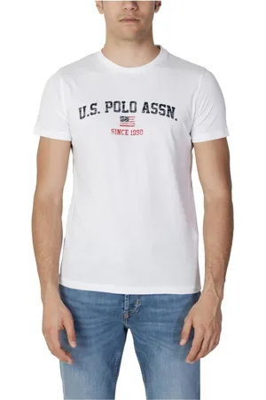 U.S. Polo Assn. Hombre, Camisetas, Blanco, Talla: S