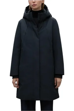 ECOALF Mujer, Abrigos, Negro, Talla: S