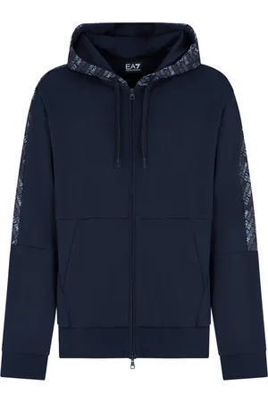 EA7 Hombre, Sudaderas, Azul, Talla: M
