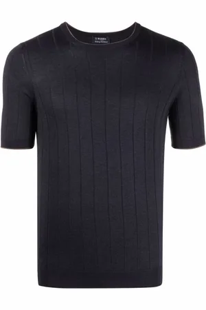 BARBA Hombre, Camisetas, Azul, Talla: XL