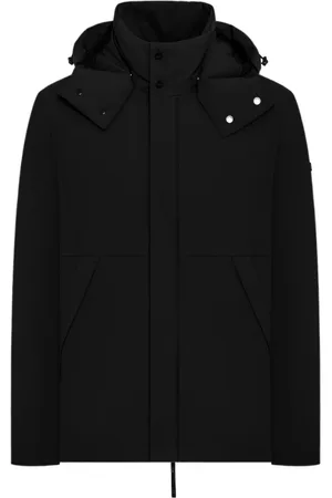 Duno Hombre, Abrigos, Negro, Talla: XS
