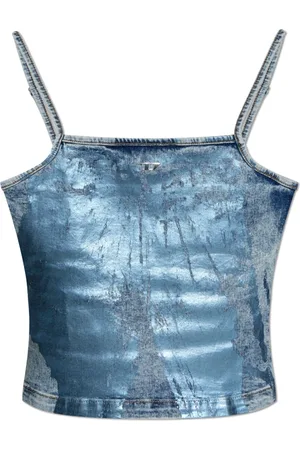 Diesel Mujer, Camisetas, Azul, Talla: S