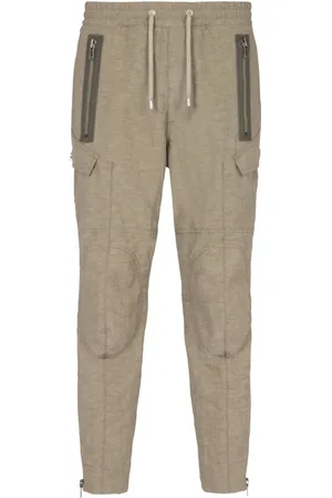 Balmain Hombre, Pantalones, Verde, Talla: M