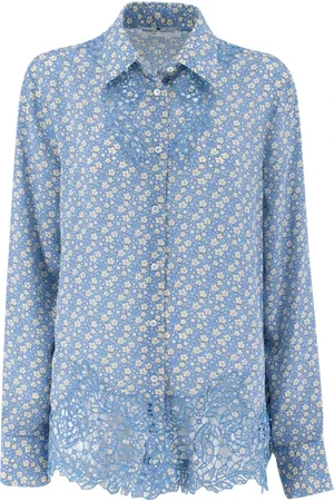 ERMANNO SCERVINO Mujer, Blusas y Camisas, Azul, Talla: S
