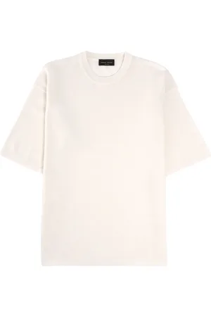 Roberto Collina Hombre, Camisetas, Blanco, Talla: M