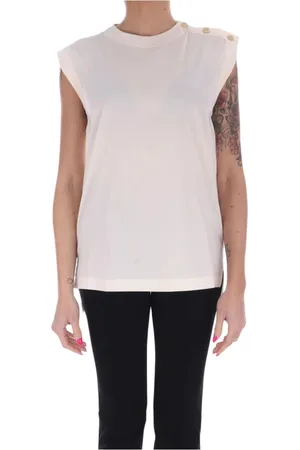 LIVIANA CONTI Mujer, Camisetas, Blanco, Talla: M