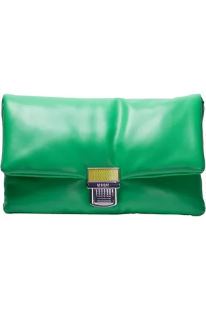 Msgm Mujer, Bolsos, Verde, Talla: ONE Size