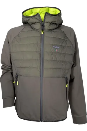 Aeronautica Militare Hombre, Chaquetas, Verde, Talla: 2XL