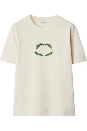 Burberry Mujer, Camisetas, Blanco, Talla: M