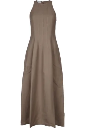Brunello Cucinelli Mujer, Vestidos, Marrón, Talla: S