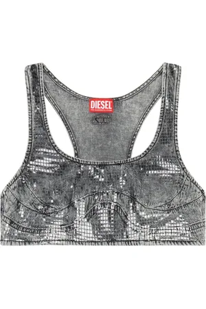 Diesel Mujer, Camisetas, Gris, Talla: S