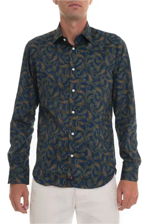 Carrel Hombre, Camisas, Azul, Talla: L