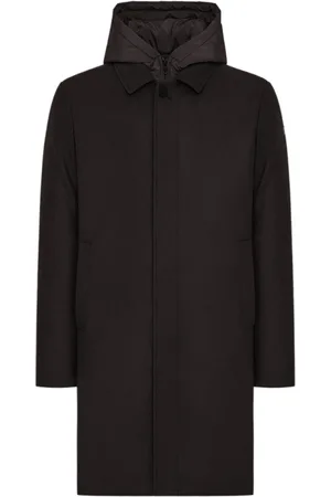 Duno Hombre, Abrigos, Negro, Talla: XS