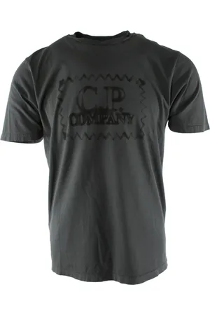 C.P. Company Hombre, Camisetas, Gris, Talla: L