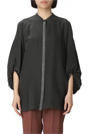 Fabiana Filippi Mujer, Blusas y Camisas, Gris, Talla: L