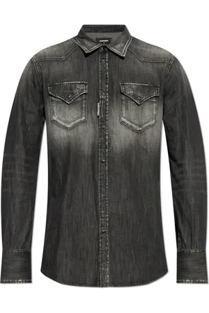 Dsquared2 Hombre, Camisas, Gris, Talla: L