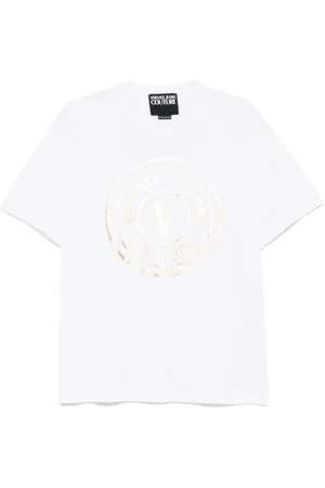 VERSACE Hombre, Camisetas, Blanco, Talla: XL