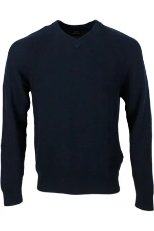 Armani Exchange Hombre, Jerseys, Negro, Talla: XL