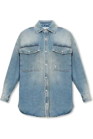 Palm Angels Mujer, Blusas y Camisas, Azul, Talla: S