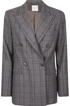 ELEVENTY Mujer, Chaquetas, Gris, Talla: 2XS
