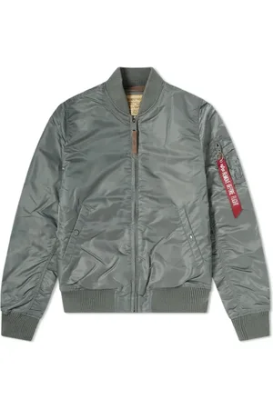 Alpha Industries Hombre, Chaquetas, Verde, Talla: M