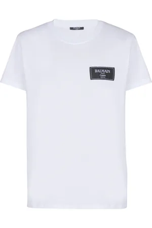 Balmain Hombre, Camisetas, Blanco, Talla: M