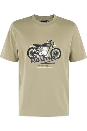 Barbour Hombre, Camisetas, Verde, Talla: L