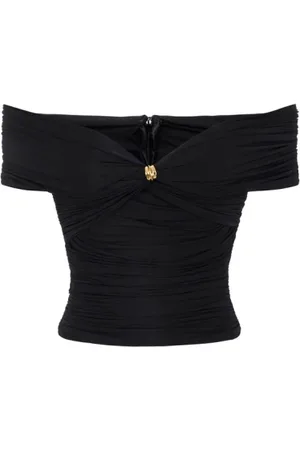 Elisabetta Franchi Mujer, Camisetas, Negro, Talla: S