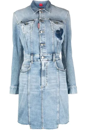 Dsquared2 Mujer, Vestidos, Azul, Talla: M