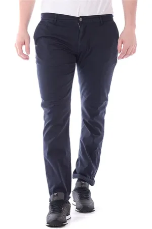 D.A. Daniele Alessandrini Hombre, Pantalones, Azul, Talla: W33