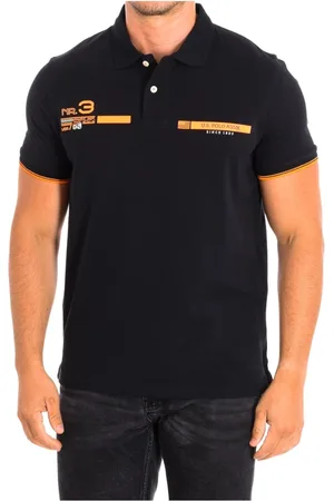 U.S. Polo Assn. Hombre, Camisetas, Negro, Talla: L